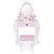 ECO TOYS Drveni sto za šminkanje sa ogledalom za decu, Roze