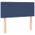 shumee Box spring postelja z vzmetnico moder 90x190 cm blago