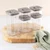 Berlinger Haus Set od 5 posuda za odlaganje sa 5 poklopaca Taupe Collection BH-8576N, Smeđi
