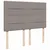 vidaXL Box spring postelja z vzmetnico taupe 160x200 cm blago