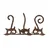 Wallity Zidna dekoracija Rusty Cats 1, 33x60 cm, Braon