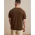 DAN FOX APPAREL Majica Matteo  rjava