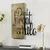 Ebedi Nakis -2 GreenBlack Decorative Wooden Wall Accessory