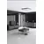Hanah Home Luxe Komoda, Sivo-Zlatna
