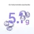 Rongyaoqinxuan Bluetooth slušalice, Crne