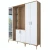 Hanah Home Komplet predsoblja EA131-2801, 180x37.5x198.6 cm, Beli