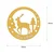 WALLXPERT XMASGOLD 032 Zidna dekoracija