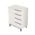 Hanah Home Komoda 74,8x95,1x44,5cm Bela