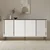 Hanah Home Konzolni sto Bertilda, 150x75x36 cm, Beli