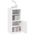 Komoda s LED svjetlima bijela 41x37x100 cm