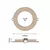 LED ugradna svetiljka CIRCLE LED/6W/230V 4200K, prečnik 11,8 cm, braon