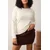 Trendyol Curve Ženska bluza Tbbaw26Af00027, Bež