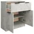Komoda siva boja betona 60x30x70 cm od konstruiranog drva