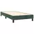 Box spring krevet s madracem tamnozeleni 100x200 cm baršunasti
