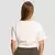 GymBeam Women‘s Limitless Cropped T-Shirt White
