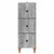 Ormar s ladicama Siva sonoma 33 x 34,5 x 90 cm
