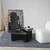 Hanah Home Set klub stolova Ballare, 2 komada, Crni