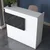 Hanah Home Sto za recepciju 110x110x40cm Belo-Mermer