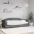 Vidaxl Dnevna postelja z vzmetnico temno siva 90x190 cm blago