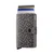 Usnjena denarnica Secrid Miniwallet Hexagon Grey siva barva