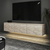 HANAH HOME TV polica Neon Illuminated Travertine