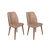 Hanah Home Set stolica Dallas-553 V4, 75x62x102 cm, 4 komada, Bež