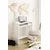 Hanah Home radni sto Zeyna, 65 cm, beli