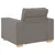 Sofa fotelja taupe 100x78x84 cm tkanina