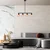 Opviq Luster Benek-15-14433, 80x15x80cm, IP20, Crno-rozi