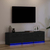 TV ormarić s LED rasvjetom Crni Hrast 140 x 34 x 40 cm