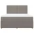 Vidaxl Box spring postelja z vzmetnico taupe 180x200 cm blago