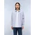 NAPAPIJRI Srajca G-TERRA OXFORD modra/temno modra/bela
