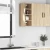vidaXL Viseča omarica sonoma hrast 20x29,5x60 cm inženirski les