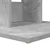 Bocni stol Betonski sivi 45 x 40 x 62,5 cm Konstruirano drvo