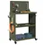 Kolicˇar za alate s policom Maslinasto zelena 65 x 35 x 111 cm