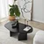 Hanah Home Klub sto Rock, 105x35x65 cm, Crni