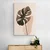 Slika abstraktne botanične oblike monstera - 60x90