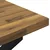 vidaXL 90 x 55 x 75 cm Masiven les akacije Bela Pravokotna