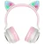 hoco. Bežične stereo slušalice, Bluetooth v5.0, 300mAh - W27 Cat Ear Gray