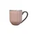 PORCELAN ŠOLJA 320ml 4/1 (SILV/ROZE) RXG-N26002C