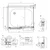 Tuš kabina VIRGO TK 120X80/K BLACK UNI 512950