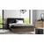Boxspring postelja Wood 7 - 200x200 cm - temni hrast
