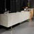 Hanah Home TV komoda Tenon, travertin / zlatna