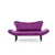 ATELIER DEL SOFA Sofa dvosed Chatto Purple