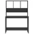 Radni stol s policama sivi 110 x 45 x 157 cm od iverice