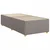 Vidaxl Box spring postelja z vzmetnico taupe 90x200 cm blago