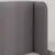 vidaXL Ušesa vzglavnika 2 pcs Siva 40 x 16 x 5 cm Umetna koža