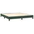 Vidaxl Box spring postelja z vzmetnico temno zelena 180x200 cm žamet