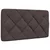 Vidaxl Posteljni okvir brez vzmetnice temno rjav 90x190 cm blago
