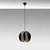 Opviq Luster Corner-13778-, 25cm, IP20, Crni